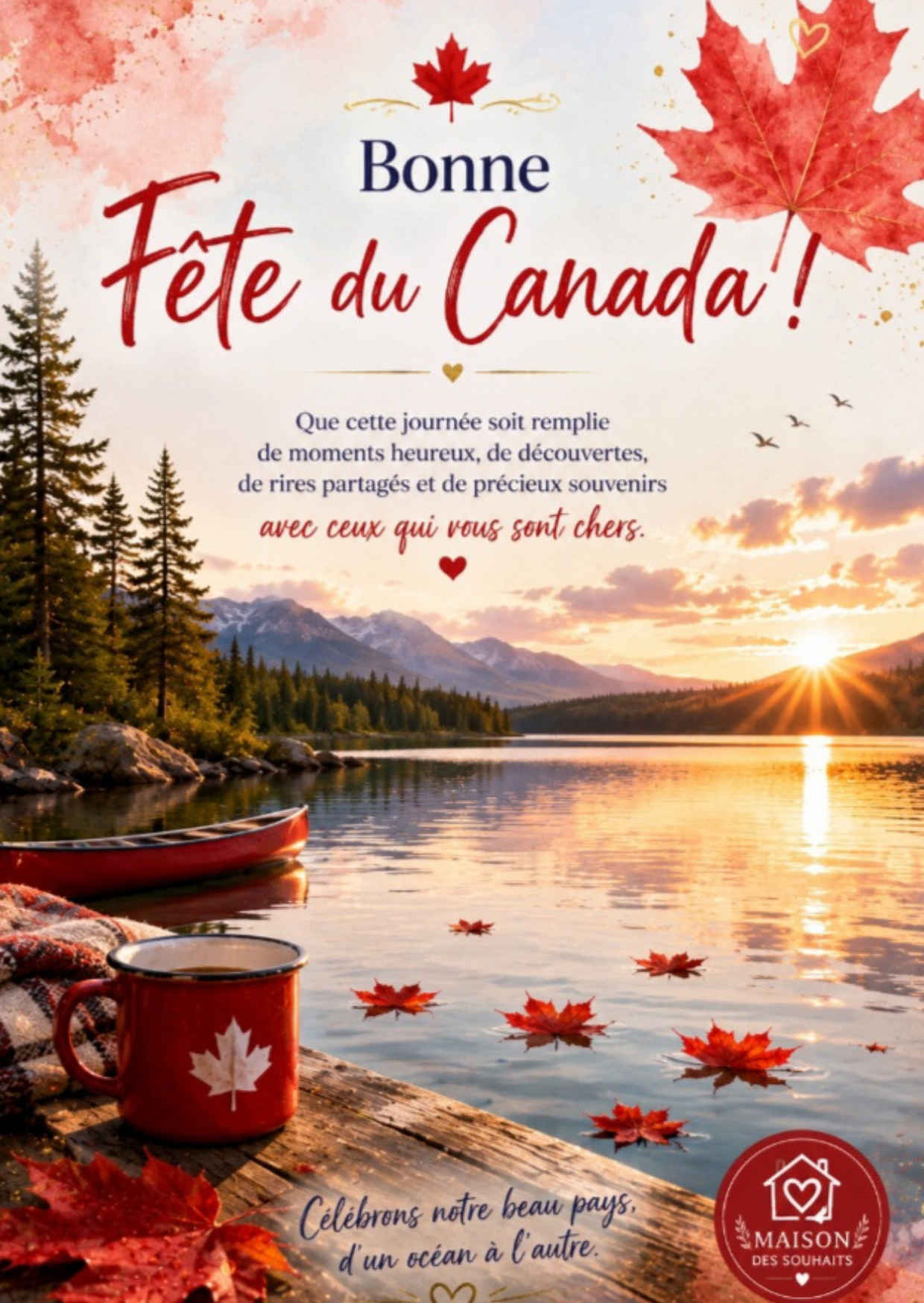 Bonne Fête du Canada 🍁 | Carte numérique