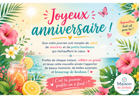 ☀️ Joyeux anniversaire estivale ! - Numérique