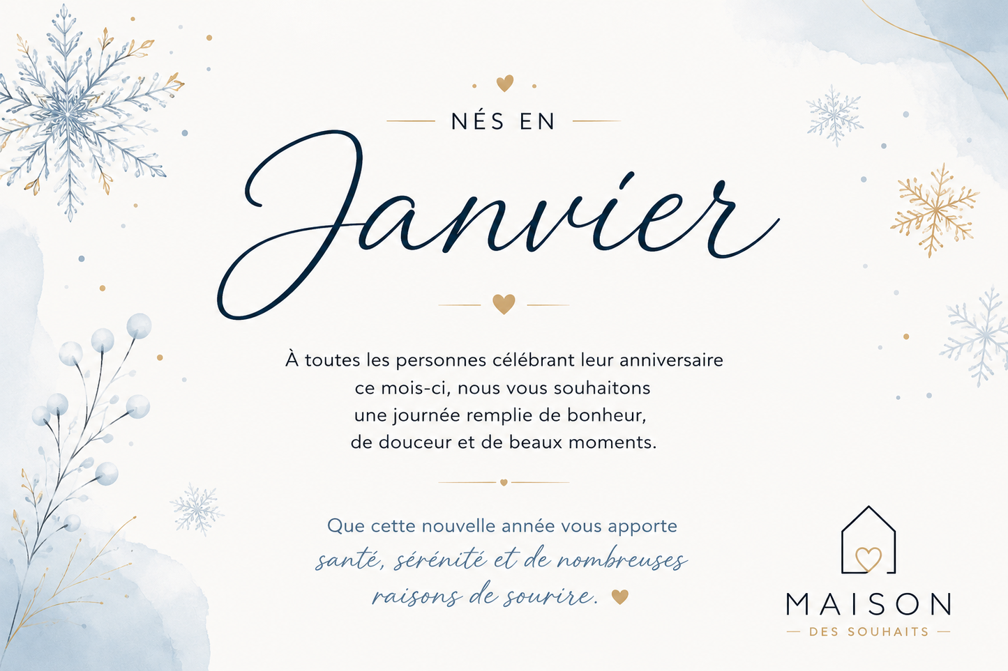 ✨ 12 Mois • 12 Souhaits - Numériques