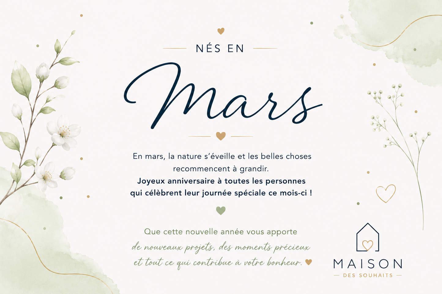 ✨ 12 Mois • 12 Souhaits - Numériques