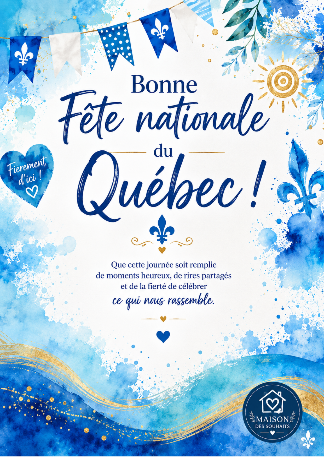 Un air de fête au Québec ⚜️ | Carte numérique