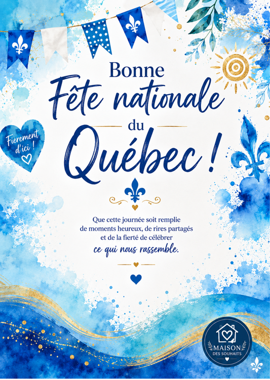 Un air de fête au Québec ⚜️ | Carte numérique